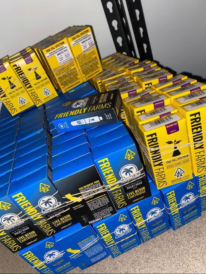 Friendly Farms live resin carts in bulk